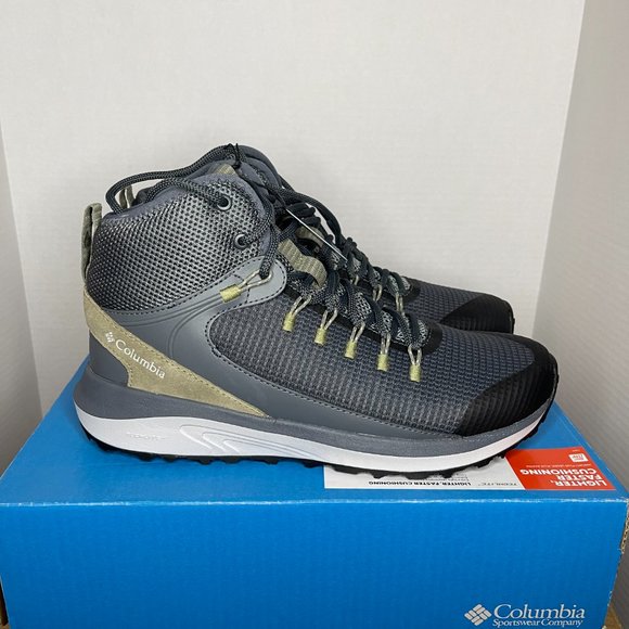NEW MEN\'S COLUMBIA TRAILSTORM MID WATERPROOF HIKING BOOTS BM0155-053 SIZE 13 main image 4